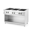 Hendi Induktionsherd mit 6 Kochfeldern, 400V/25500W, 1200x700x(H)890mm, Bild 2