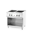 Hendi Induktionsherd mit 4 Kochfeldern, 400V/17000W, 800x720x(H)854mm, Bild 3
