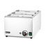 Hendi Set: Bain-Marie Ranger + 3x GN 1/3 Behälter mit Deckel, GN 1/1, 230V/1000W, 590x332x(H)242mm, Bild 3