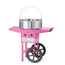 Hendi Zuckerwatte-Maschine, Pastellrosa, 220-240V/1130W, 948x520x(H)914mm, Bild 3