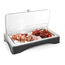 Hendi Rolltop-Display gekühlt - GN 1/1, Set inkl. Kühlelement, 555x357x(H)175mm, Bild 3