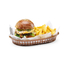 Hendi Servierkörbe im Fastfood-Stil, Braun, 6 Stk., 275x175x(H)38mm, Bild 3