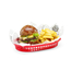 Hendi Servierkörbe im Fastfood-Stil, Rot, 6 Stk., 272x175x(H)38mm, Bild 3