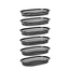 Hendi Servierkörbe im Fastfood-Stil, Schwarz, 6 Stk., 272x175x(H)38mm, Bild 7
