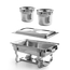 Hendi Aufsatzadapter für 2 Bain-Marie Töpfe, Aufsatz, GN 1/1, 530x325x(H)30mm, Bild 3