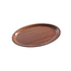 AmerBox Serviertablett in Holzoptik, oval, Mahagoni, 200x265mm, Bild 3