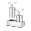 Hendi Saucenspender, Edelstahl, Zweier-Set, 9L, 400x200x(H)440mm, Bild 7