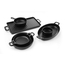 Fine Dine Miniatur-Pfanne, oval, Schwarz, 263x140x(H)37mm, Bild 3