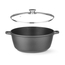 Hendi Kasserolle mit Antihaft-Beschichtung, 7L, Schwarz, 367x290x(H)122mm, Bild 3