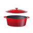 Hendi Emaillierter Gusseisentopf, 6,88L, Rot, 405x255x(H)134mm, Bild 3