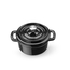 Hendi Emaillierter Gusseisentopf, 0,27L, Schwarz, 130x100x(H)48mm, Bild 5