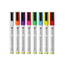 Hendi Kreidemarker 3 mm, Marker 1x weiß, 1x rot, 1x blau, 1x grün, 1x gelb, 1x violett, 1x orange und 1x pink, Bild 9