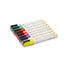 Hendi Kreidemarker 3 mm, Marker 1x weiß, 1x rot, 1x blau, 1x grün, 1x gelb, 1x violett, 1x orange und 1x pink, Bild 5