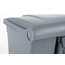AmerBox Tret-Abfalleimer, 68L, Hellgrau, 490x410x(H)660mm, Bild 3