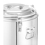Hendi Isolierter tragbarer Behälter, Kitchen Line, 23L, Silber, ⌀350x(H)440mm, Bild 5