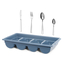 Hendi Besteck-Set mit Tablett, Blau, 525x300x(H)95mm, Rechteckig, Bild 7
