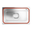 Hendi Gastronorm-Deckel mit Silikonrand, Profi Line, GN 1/1, 530x325mm, Bild 5