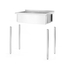 Hendi Tisch mit Einzelwaschwanne, ohne Spritzschutz – verschraubt, Tiefe 600 mm, Budget Line, 1000x600x(H)850mm, Bild 7