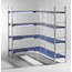 Hendi Aluminium-Aufbewahrungsregal , 1280x405x(H)1685mm, Bild 3