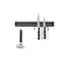 Hendi Messermagnetleiste mit Haken, 3 Haken, Schwarz, (L)340mm, Bild 3