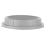 AmerBox Offener Deckel für Abfalleimer rund, Passend für 691038, Hellgrau, ⌀570x(H)135mm, Bild 3