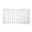 Hendi Perforiertes Abtropfgitter für Gastronorm-Behälter aus Polycarbonat, Profi Line, GN 1/1, Transparent, 467x263mm, Bild 3