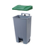 Hendi Abfallbehälter, 120L, Hellgrau, 510x425x(H)875mm, Bild 5