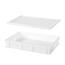AmerBox Pizzateig-Box 600x400, Profi Line, Weiß, 600x400x(H)100mm, Rechteckig, Bild 3