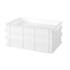 AmerBox Pizzateig-Box 600x400, Profi Line, Weiß, 600x400x(H)100mm, Rechteckig, Bild 4