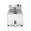 Hendi Fritteuse Profi Line mit Ablasshahn 8 Liter, Inhalt: 8 Liter