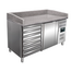 SARO Pizzatisch mit Schubladen MARGA PZ 1610 TN
