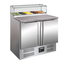SARO Pizzatisch mit Glasaufsatz PS 200 G