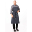 Chef Works Premium Woven Bib Apron Marineblau und Weiß gestreift, Bild 5