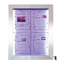 Securit Edelstahl LEDs 4xA4 Informationsdisplay (ohne Mast und Sockel), Bild 9