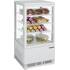 SARO Mini-Umluftkühlvitrine SC 70 weiß, Farbe: Weiß, Inhalt: 70 Liter
