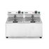 Hendi Fritteuse Profi Line 2 x 8 Liter, Inhalt: 16 Liter