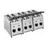 Milantoast Sandwich Toaster Edelstahl 6 Scheiben, Farbe: Edelstahl, Ausführung: 6 Scheiben