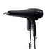 Aliseo Hotel Haartrockner Black Mambo 1875 mit Gabel-Wandhalterung, Ausführung: mit EU-Stecker, Wandhalterung: Mit Gabel-Wandhalterung