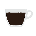 Kaffee mit Zucker