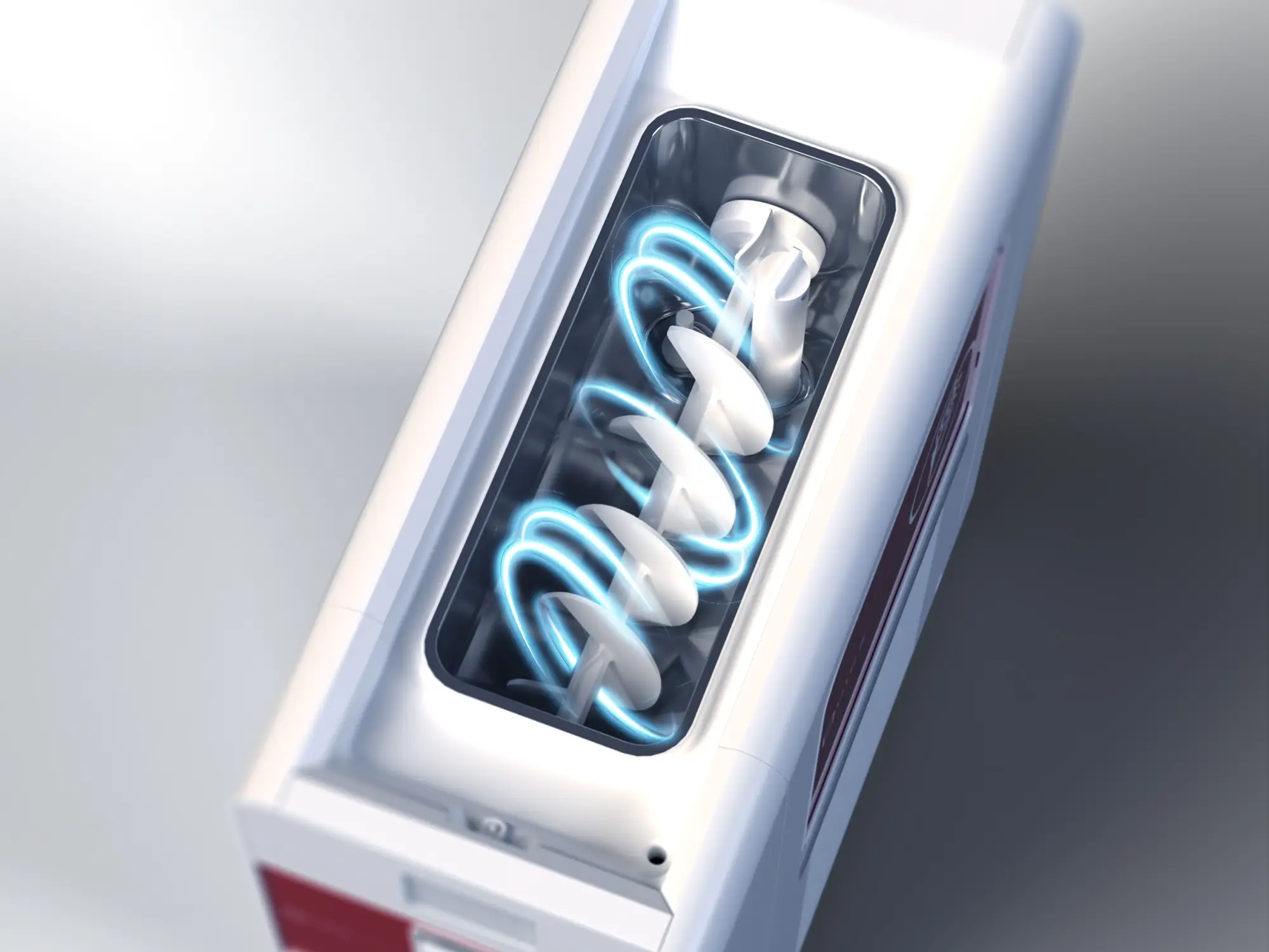 Mixer im oberen Behälter