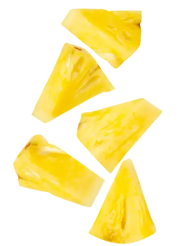 Stücke Ananasschneider
